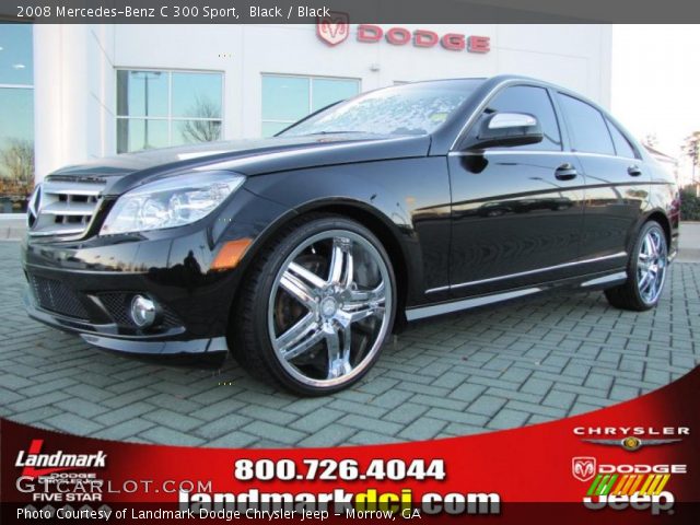 2008 Mercedes-Benz C 300 Sport in Black
