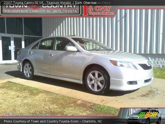 2007 Toyota Camry SE V6 in Titanium Metallic