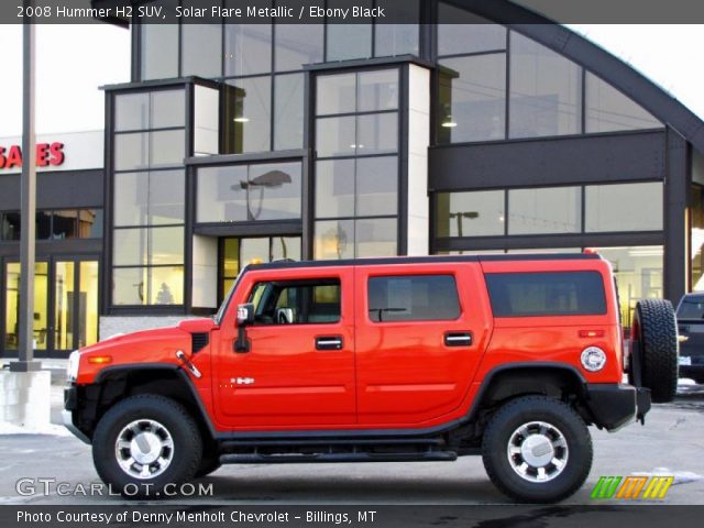 2008 Hummer H2 SUV in Solar Flare Metallic
