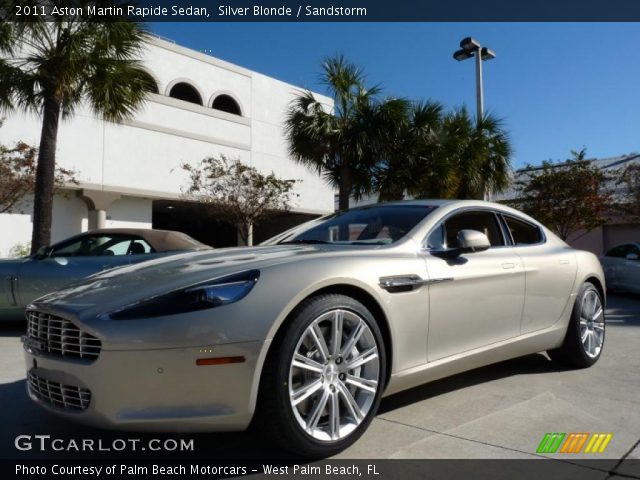 2011 Aston Martin Rapide Sedan in Silver Blonde