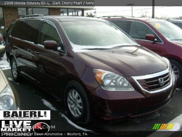 2008 Honda Odyssey EX-L in Dark Cherry Pearl