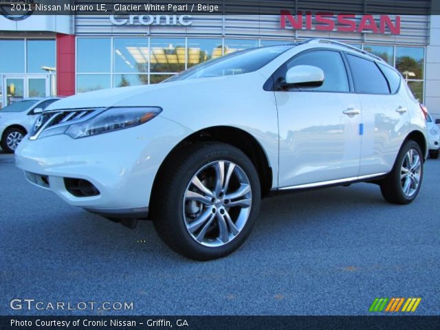 2011 Nissan Murano LE in Glacier White Pearl