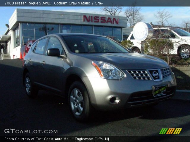 2008 Nissan Rogue S AWD in Gotham Gray Metallic