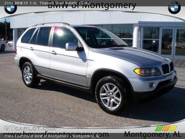 2004 BMW X5 3.0i in Titanium Silver Metallic
