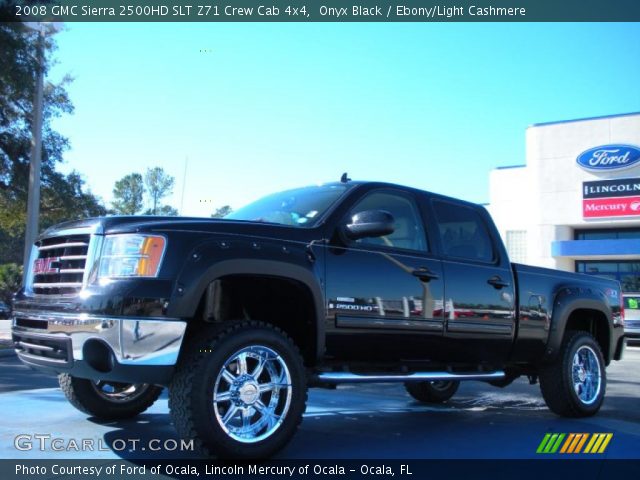 2008 GMC Sierra 2500HD SLT Z71 Crew Cab 4x4 in Onyx Black