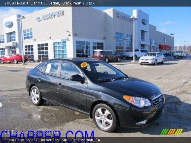 2009 Hyundai Elantra SE Sedan in Black Pearl