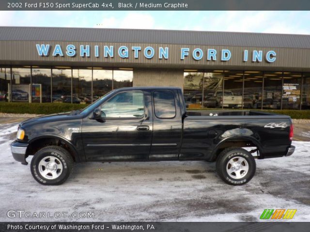 2002 Ford F150 Sport SuperCab 4x4 in Black