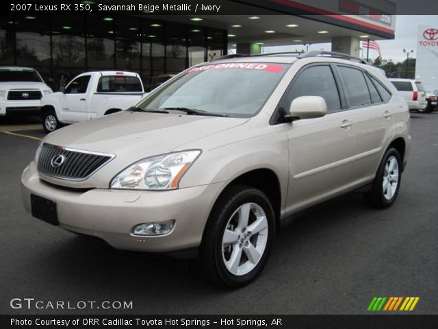 2007 Lexus RX 350 in Savannah Beige Metallic