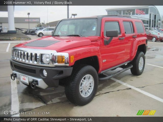 2008 Hummer H3  in Victory Red