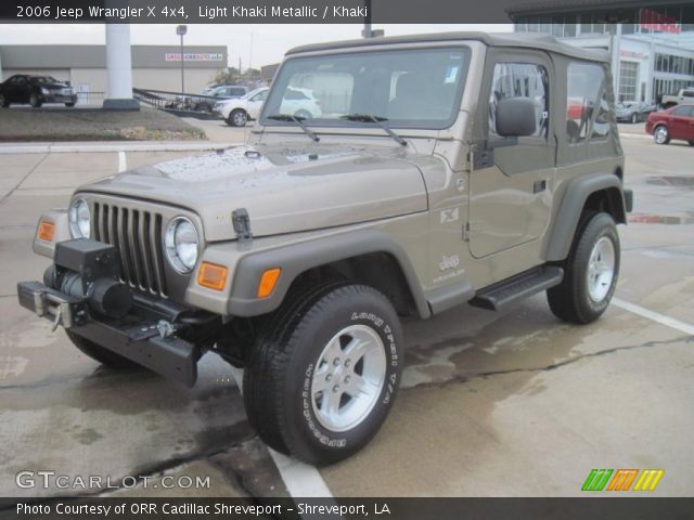 2006 Jeep Wrangler X 4x4 in Light Khaki Metallic