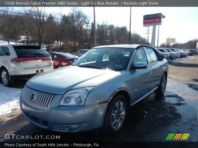 2008 Mercury Sable Premier AWD Sedan in Light Ice Blue Metallic