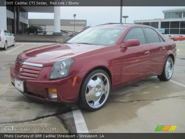 2005 Cadillac CTS Sedan in Red Line