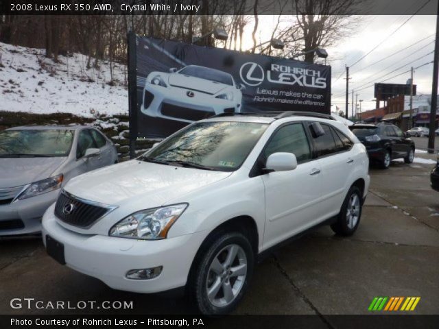 2008 Lexus RX 350 AWD in Crystal White