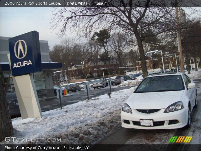 2006 Acura RSX Sports Coupe in Taffeta White