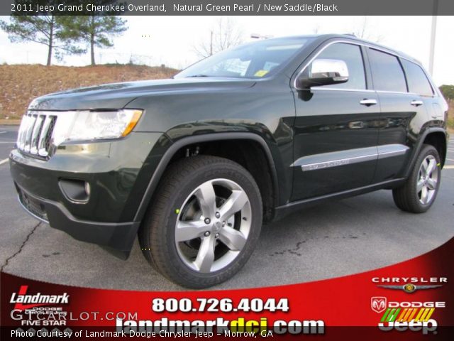 2011 Jeep Grand Cherokee Overland in Natural Green Pearl