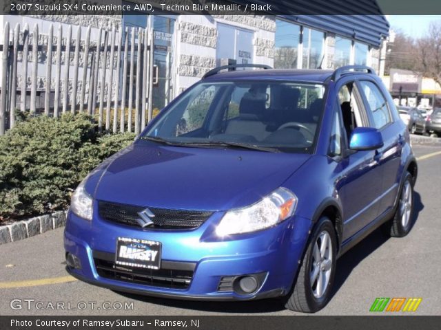 2007 Suzuki SX4 Convenience AWD in Techno Blue Metallic