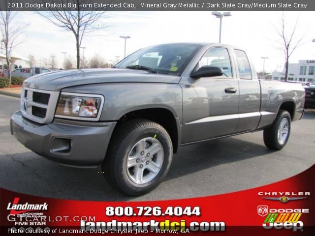 2011 Dodge Dakota Big Horn Extended Cab in Mineral Gray Metallic