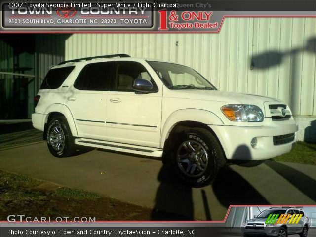 2007 Toyota Sequoia Limited in Super White