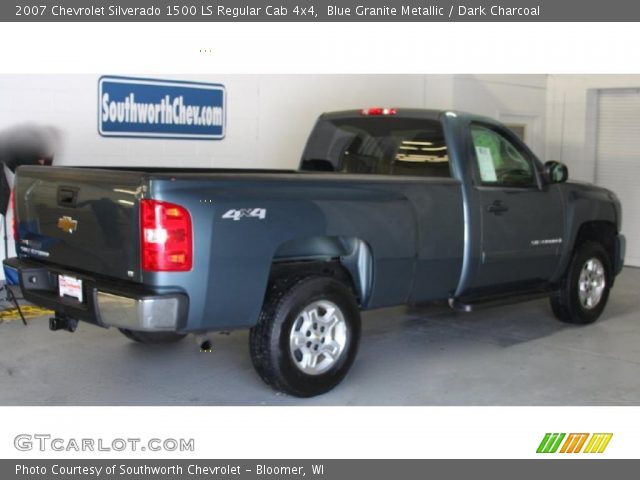 2007 Chevrolet Silverado 1500 LS Regular Cab 4x4 in Blue Granite Metallic