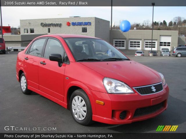 2006 Suzuki Aerio AWD Sedan in Racy Red