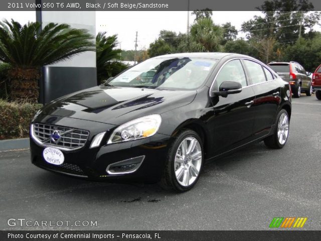 2011 Volvo S60 T6 AWD in Black