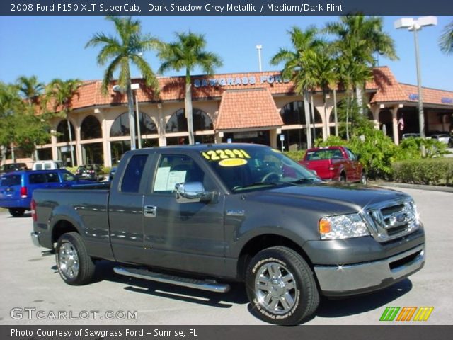 2008 Ford F150 XLT SuperCab in Dark Shadow Grey Metallic