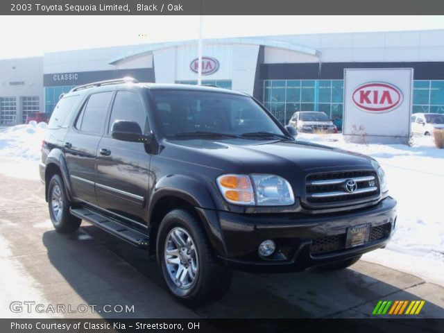 2003 Toyota Sequoia Limited in Black