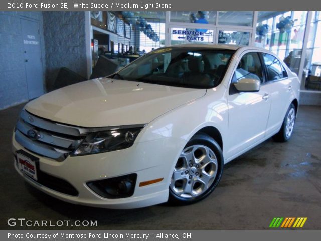 2010 Ford Fusion SE in White Suede