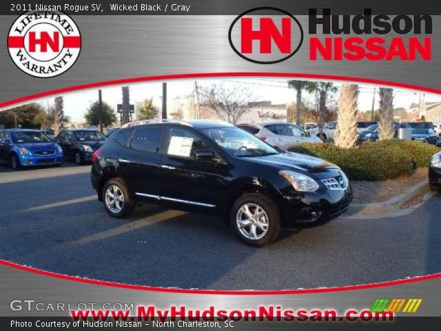 2011 Nissan Rogue SV in Wicked Black