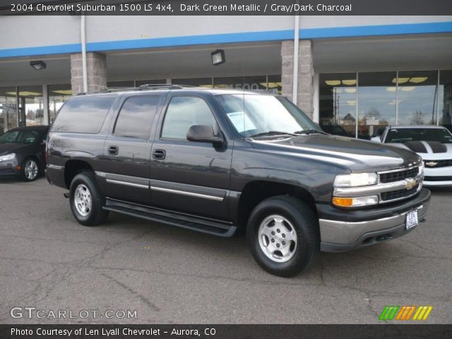 2004 Chevrolet Suburban 1500 LS 4x4 in Dark Green Metallic