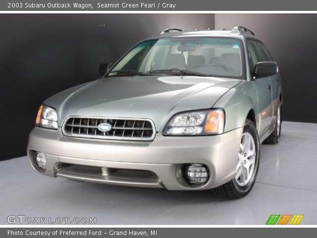 2003 Subaru Outback Wagon in Seamist Green Pearl