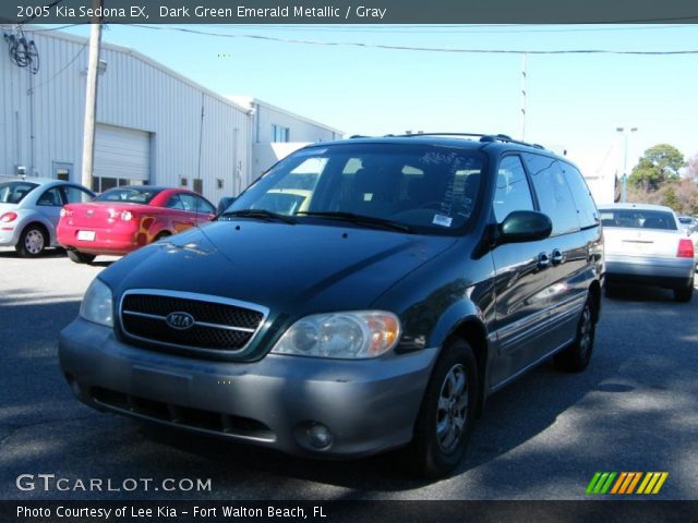 2005 Kia Sedona EX in Dark Green Emerald Metallic