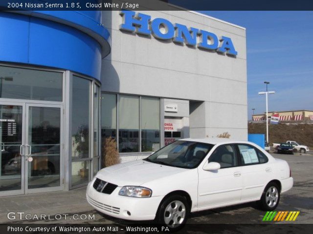 2004 Nissan Sentra 1.8 S in Cloud White