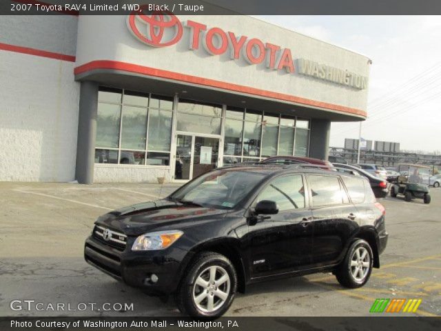 2007 Toyota RAV4 Limited 4WD in Black