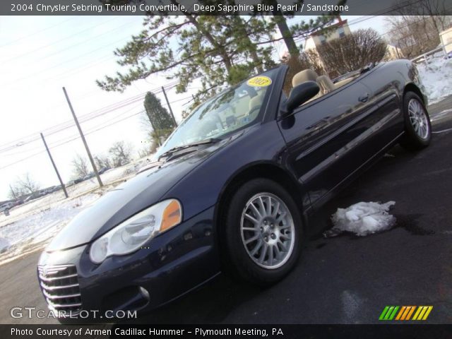 2004 Chrysler Sebring Touring Convertible in Deep Sapphire Blue Pearl