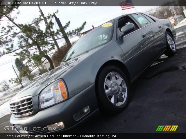 2004 Cadillac DeVille DTS in Thunder Gray