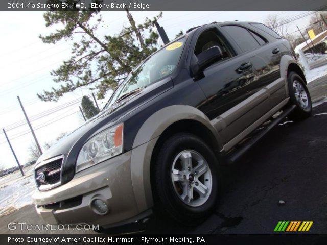 2004 Kia Sorento EX 4WD in Ebony Black
