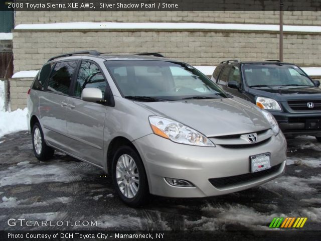 2008 Toyota Sienna XLE AWD in Silver Shadow Pearl