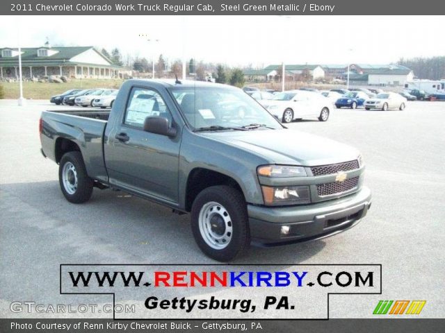 2011 Chevrolet Colorado Work Truck Regular Cab in Steel Green Metallic