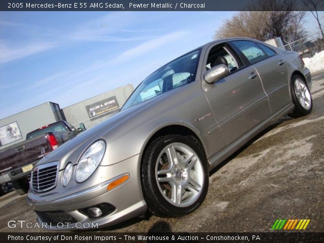 2005 Mercedes-Benz E 55 AMG Sedan in Pewter Metallic