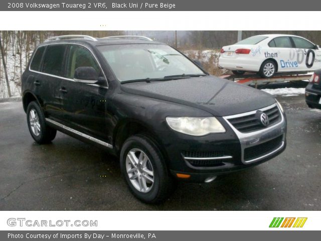 2008 Volkswagen Touareg 2 VR6 in Black Uni