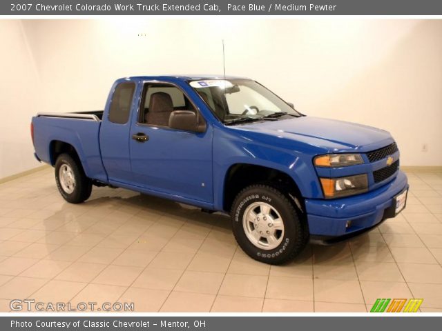 2007 Chevrolet Colorado Work Truck Extended Cab in Pace Blue