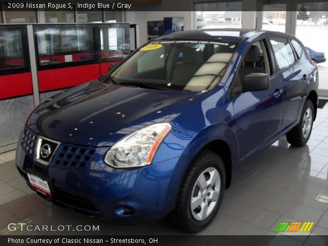 2009 Nissan Rogue S in Indigo Blue