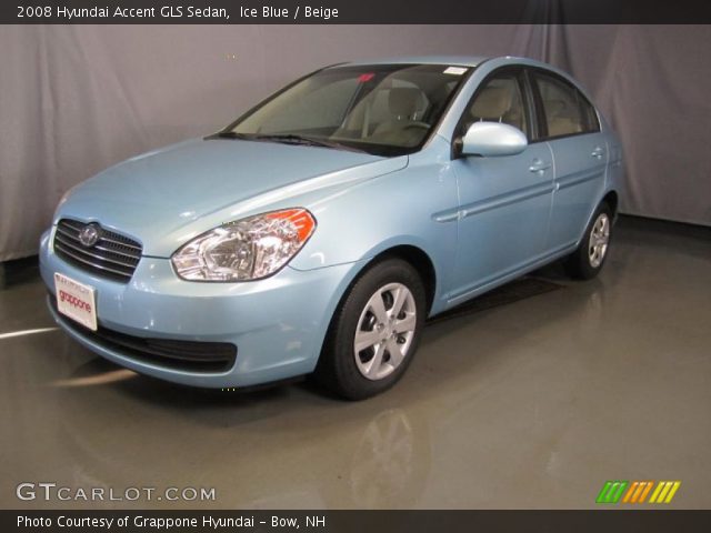 2008 Hyundai Accent GLS Sedan in Ice Blue