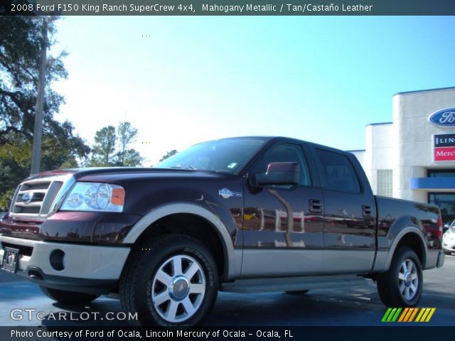 2008 Ford F150 King Ranch SuperCrew 4x4 in Mahogany Metallic