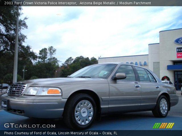 2003 Ford Crown Victoria Police Interceptor in Arizona Beige Metallic