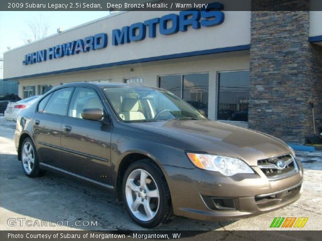 2009 Subaru Legacy 2.5i Sedan in Deep Bronze Metallic