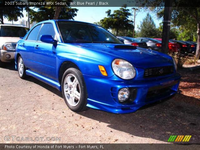 2003 Subaru Impreza WRX Sedan in WR Blue Pearl