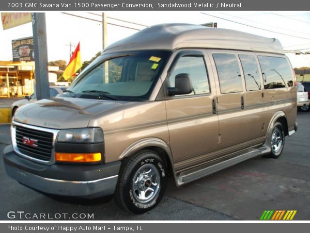 2003 GMC Savana Van 1500 Passenger Conversion in Sandalwood Metallic