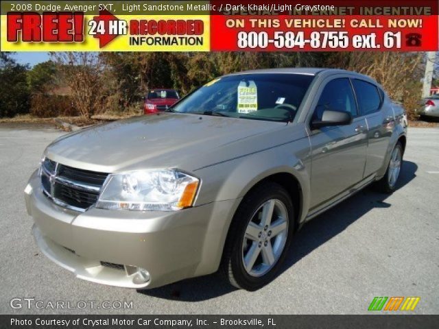 2008 Dodge Avenger SXT in Light Sandstone Metallic